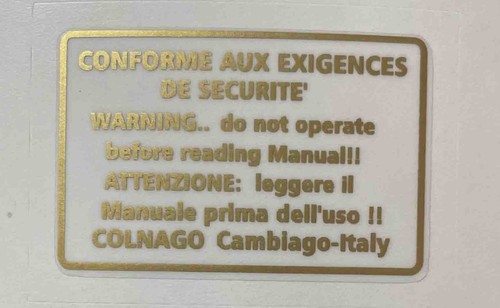 Colnago detail